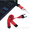 USB Lanyard with Badge Reel for Id Card Holder Silkscreen Printing your Company Logo